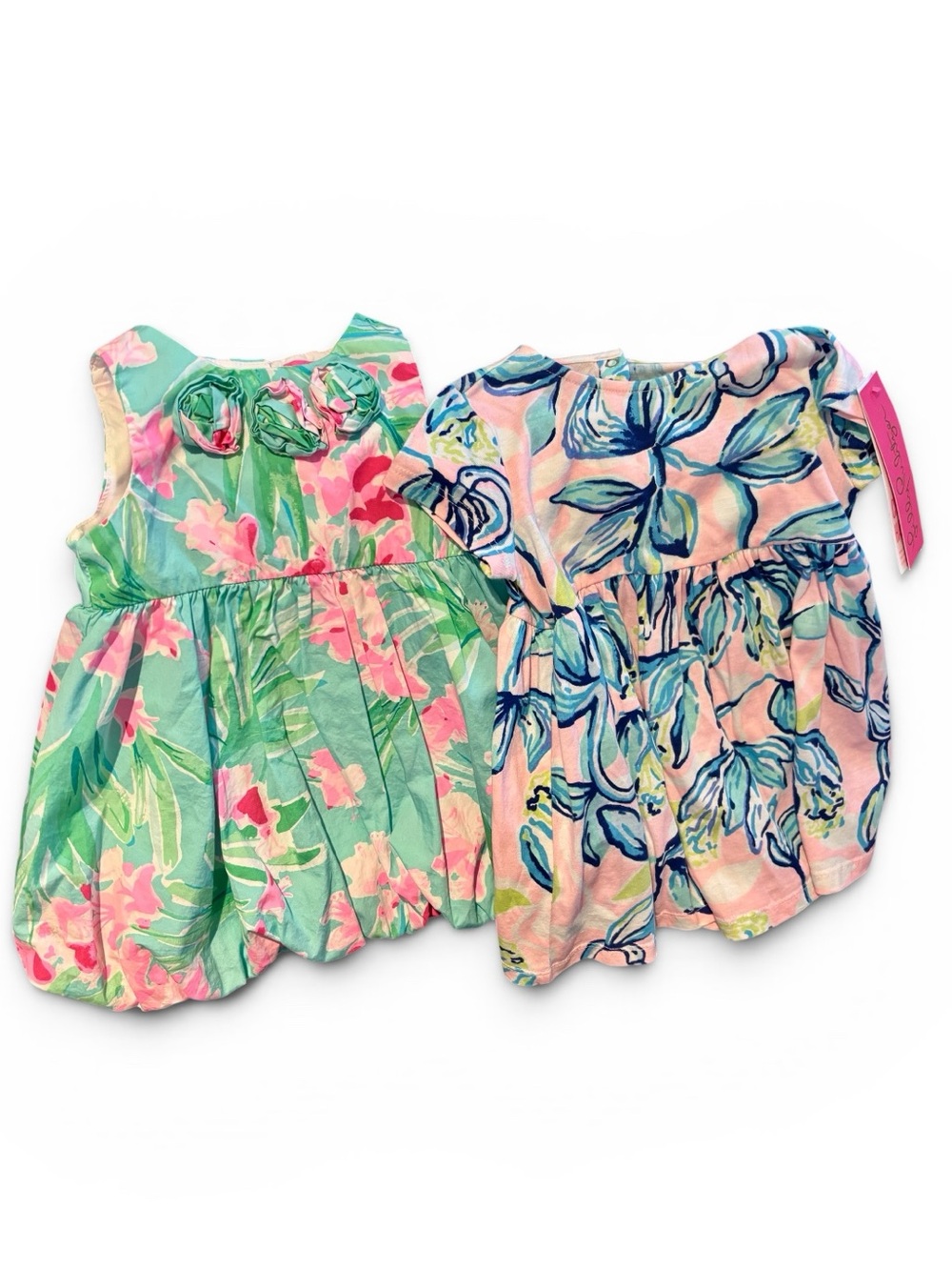 Lilly Pulitzer Baby lot Britta Bubble Dress and NWT Abigail dress no bloomers